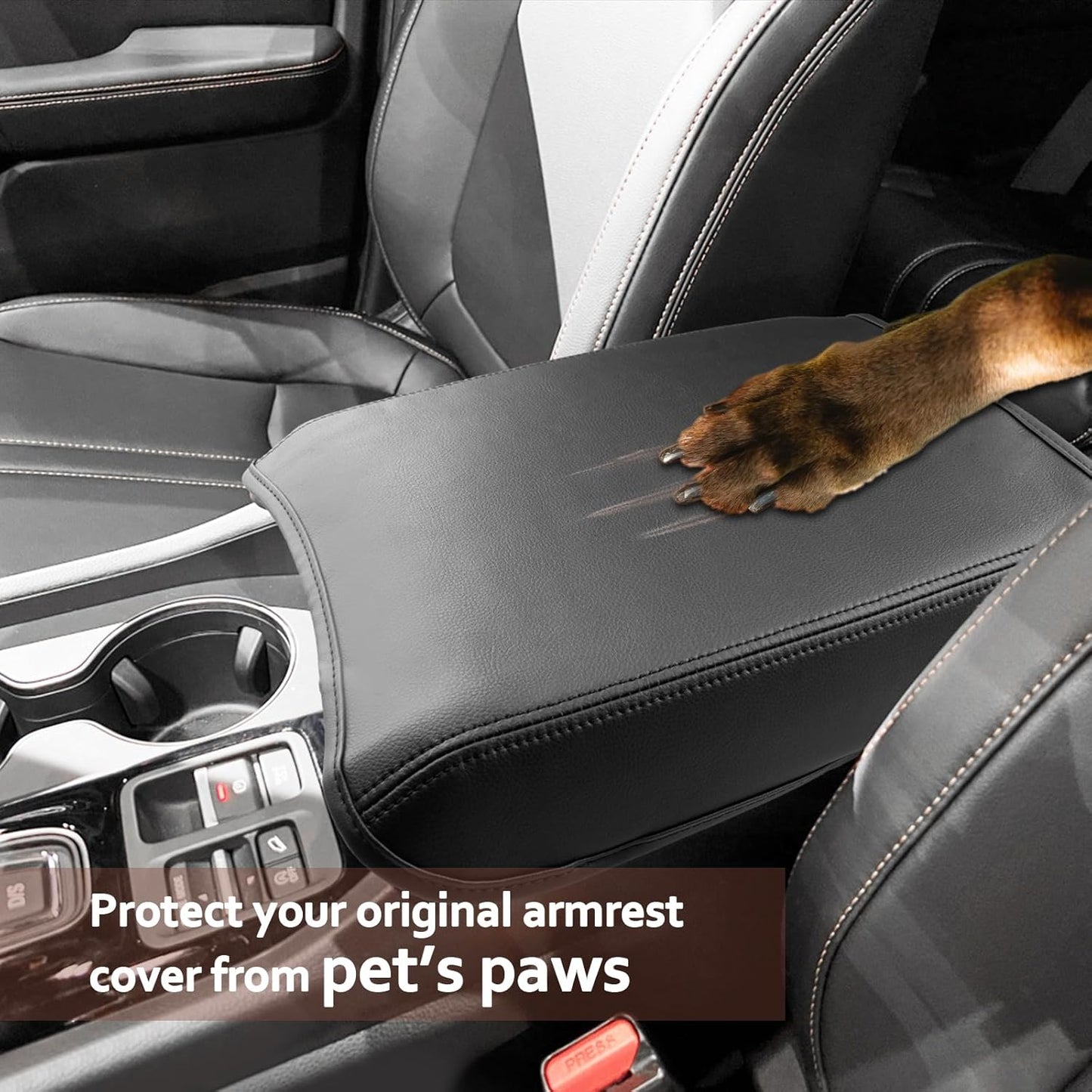 SKTU for 2023 2024 2025 Honda Pilot Armrest Cover for 2024 2025 2026 Honda Passport Center Console Cover 2023 2024 2025 Pilot Accessories 2025 2026 Passport Accessories Center Console Cushion