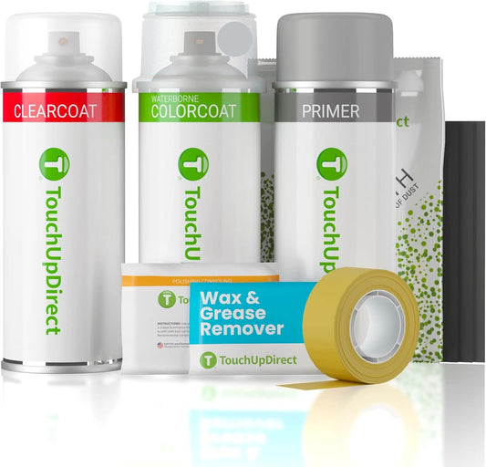 TouchUpDirect 1D6 Silver Sky Metallic Compatible with Toyota Exact Match Touch Up Paint Aerosol - Platinum Kit