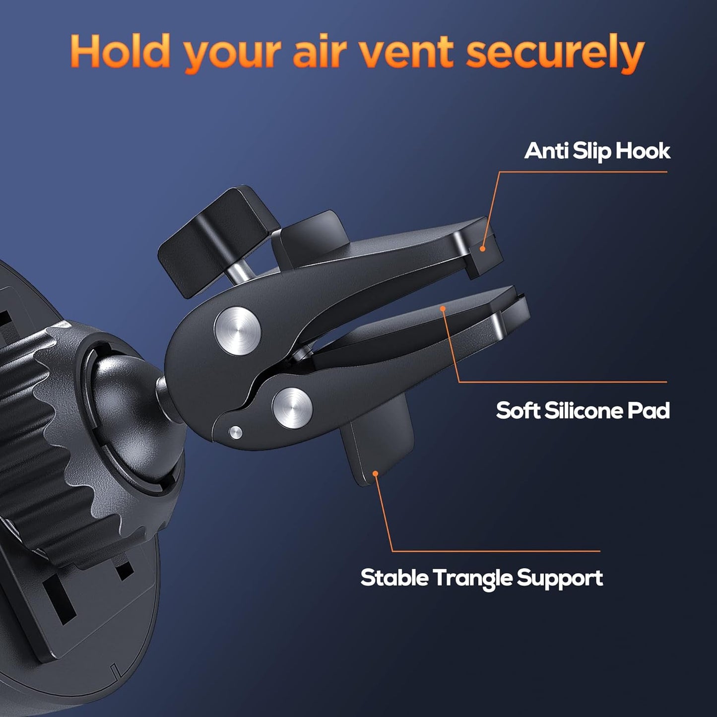 IPOW Magnetic Phone Holder for Car, [Upgrade Alligator Clip] Strongest Magnet Power Cell Phone Mount for Car Vent Compatible with iPhone 14 13 12 Pro Max MagSafe Case Samsung Galaxy Any Smartphones