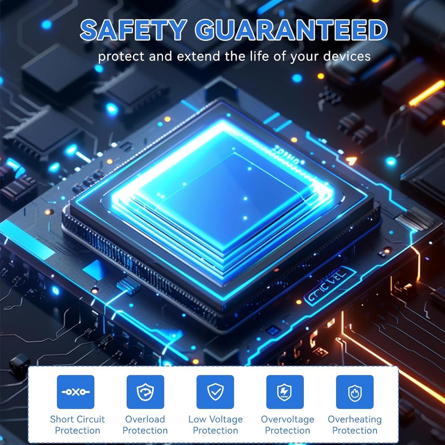 Power Inverter 1000W,Inverter 12v to 110v Car Power Inverters for Vehicles, DC to AC Car Plug Adapter Outlet Converter for Laptop Vehicles Camping Road Trip Essentials Adults