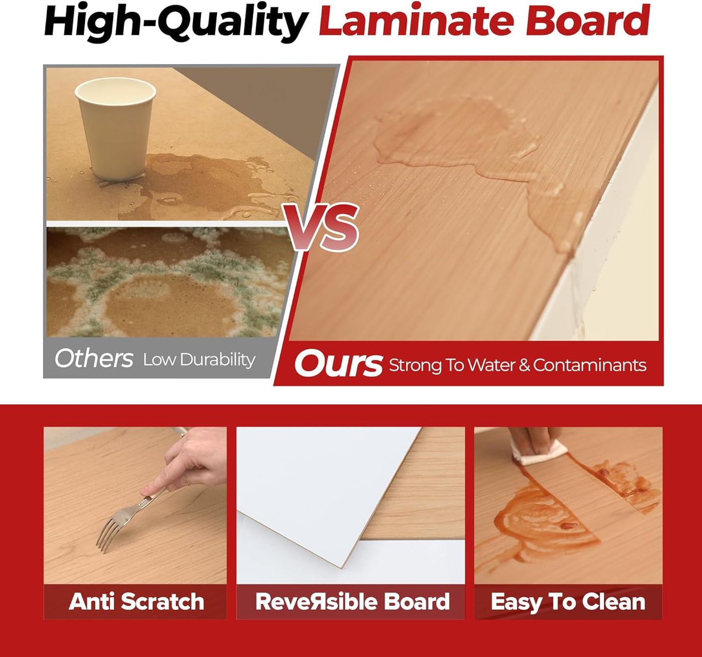 HOMEDANT White 5 Tier Laminated Boltless Heavy Duty Garage Storage Adjustable Wide Size Metal Shelving Unit Utility Rack Shelves Organization Shelf Shed Warehouse 47.7" W x 24.1" D x 71.3" H 3Pack