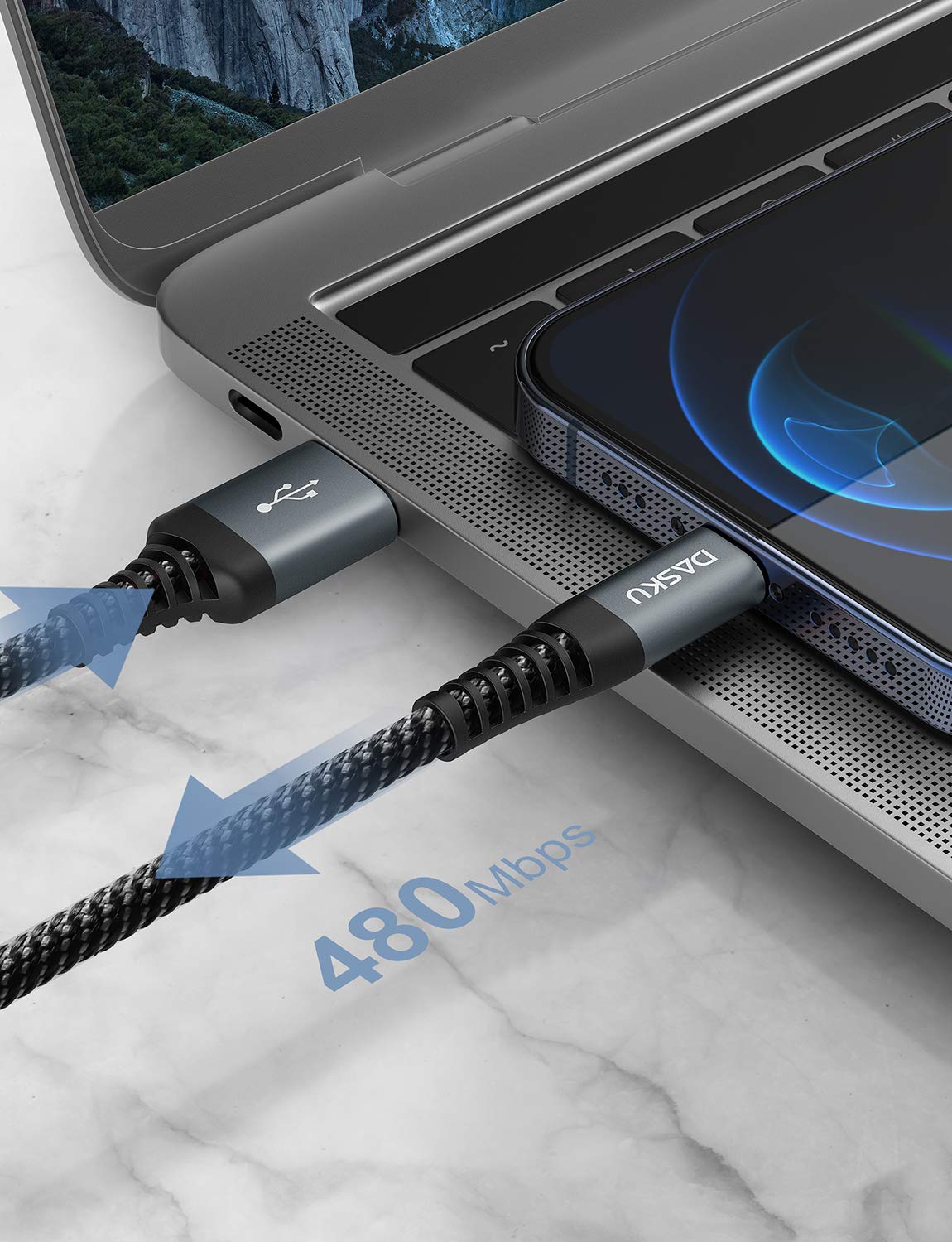 Short Lightning Cable 1FT 3Pack 12 inch iPhone Charger USB Fast Nylon Braided Charger Cord Compatible with Apple iPhone 13/12/11/XS/XR/X/8/7/6/6s Puls/iPad/iPods(Black)