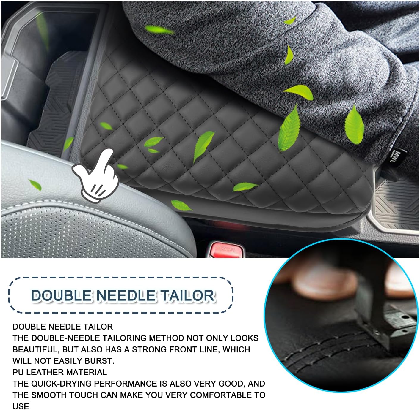 Ruiya 2024 2025 Tacoma Armrest Cover for Toyota Tacoma 2024 Accessories,Soft & Comfy Center Console Cover 2024 Tacoma Armrest Cover Compatible with 2024 Toyota Tacoma SR/SR5/Limited/TRD Sport/TRD Pro