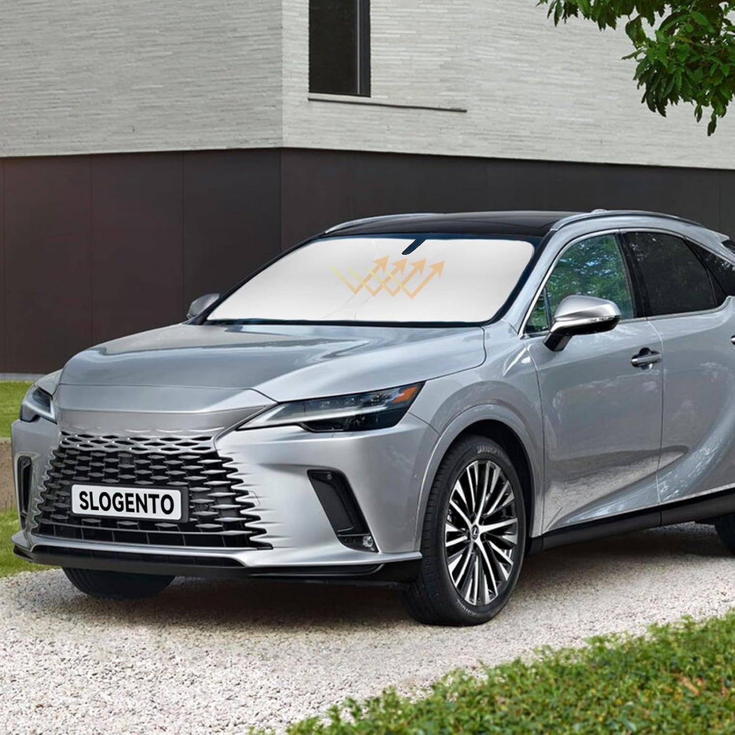 Sun Shade Windshield Sunshade for Lexus RX350/RX450h 2010-2014 2015, for Lexus RX RX350L/RX450hL Front Window Shade Fit RX 350, RX 350 F Sport, RX 350L Sun Visor Car Accessories