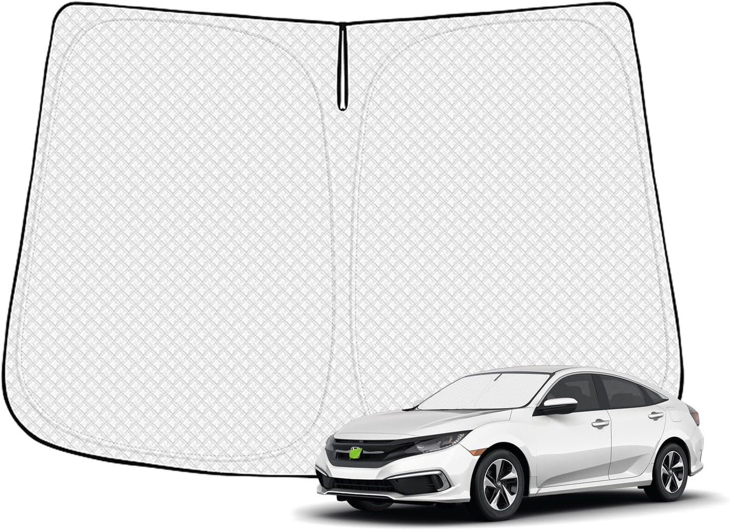 Windshield Sun Shade for 2019-2025 2026 Acura RDX Accessories Thicken 6-Layer Front Window Sunshade Cover Sun Visor Protector Foldable Block UV Rays Keep Vehicle Cool