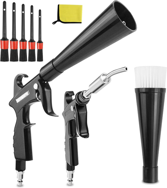 HANDY High Pressure Car Interior Cleaning Gun Interior Dryer Hair Dryer Car Detail Gun Fast Drying Blows Away Dust and Dirt Using Air