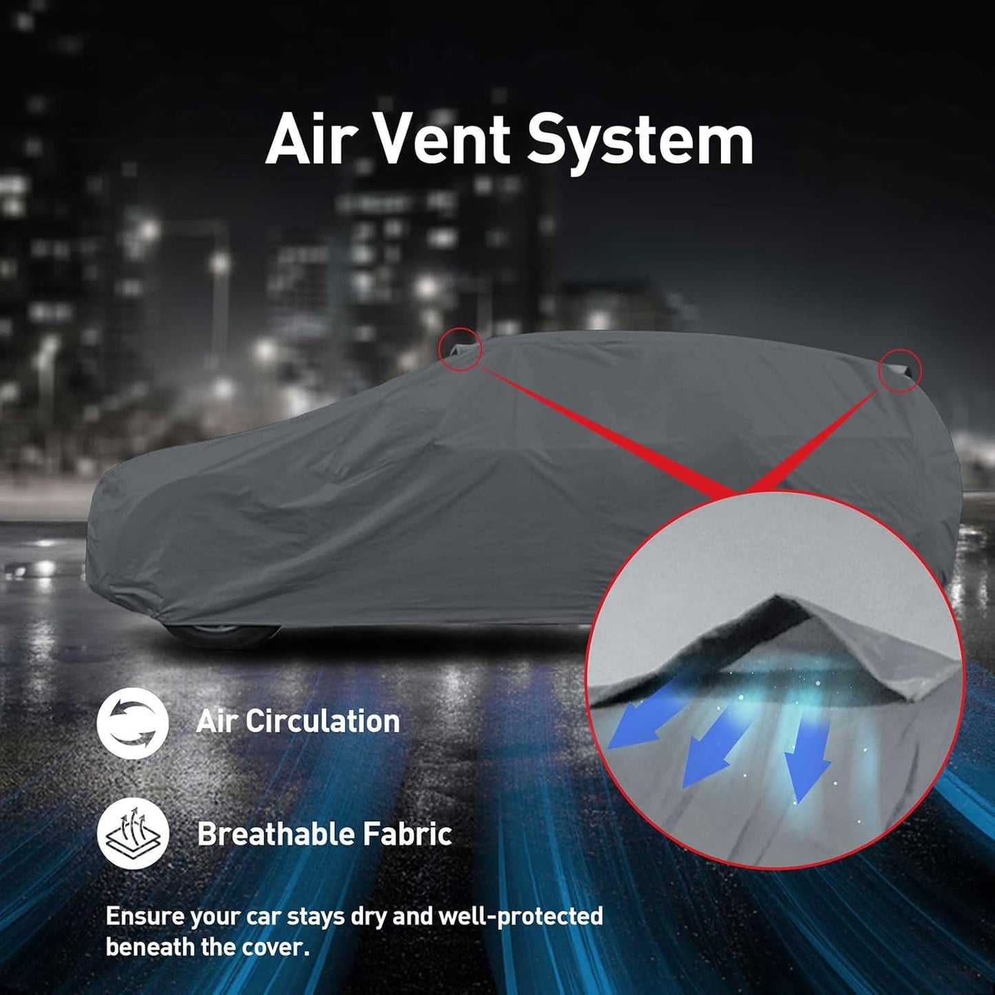 DaShield Ultimum Series Cadillac Series 75 1939 Town Car All Weather Protection Semi Custom Fit Dust, Sun, Snow, Rain Protection Indoor Outdoor