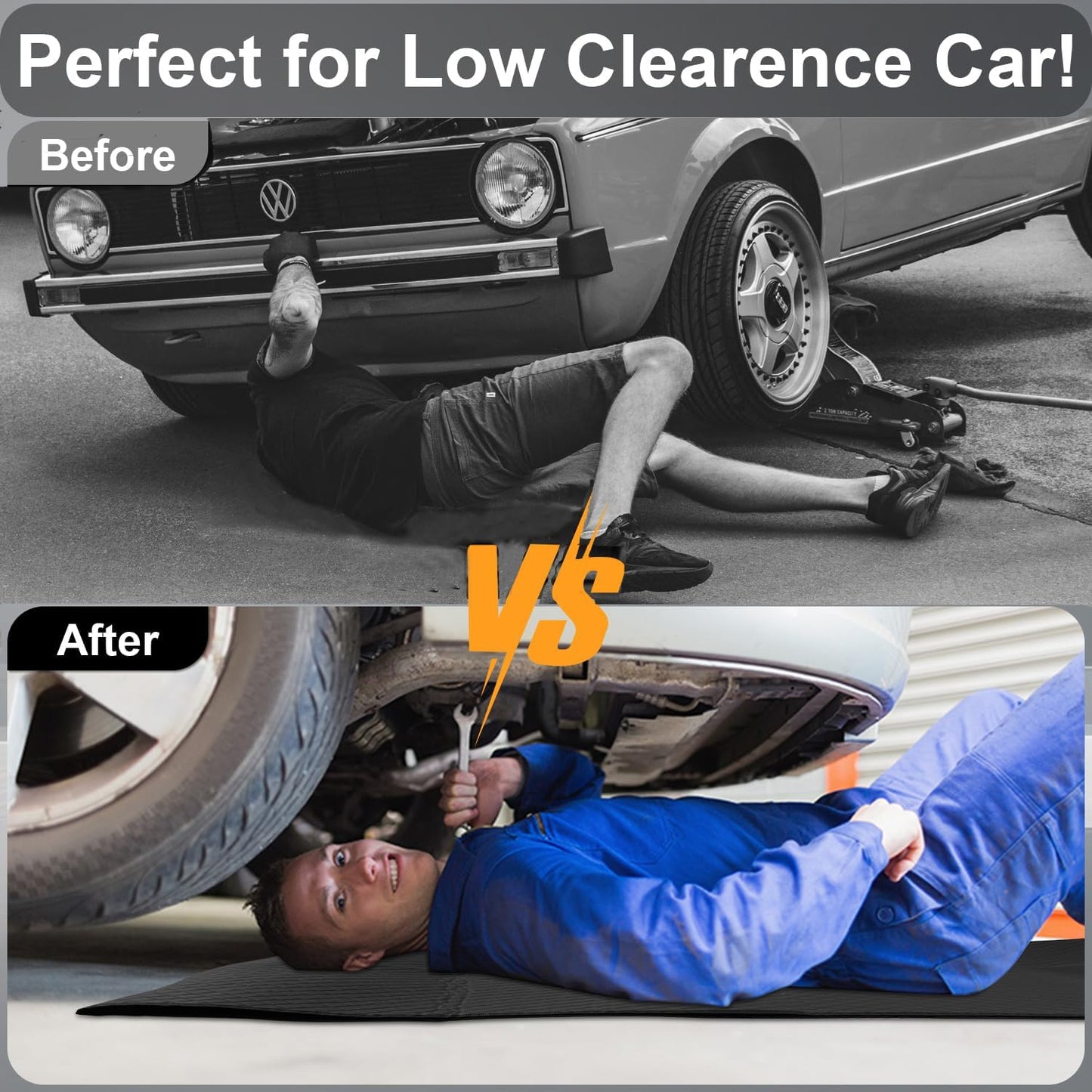 Magical Rolling Creeper Mat,Under Car Repair Mat, 60x28 Inch Portable Creeper Rolling Pad with Storage Bag,Car Repair Garage Mat for Low Clearance, Auto Repairing Tool for Working On The Ground