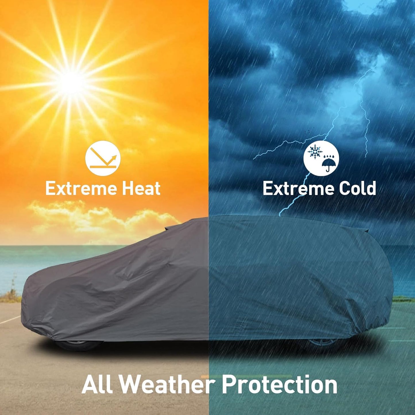 DaShield Ultimum Series Cadillac Series 75 1941 All Weather Protection Semi Custom Fit Dust, Sun, Snow, Rain Protection Indoor Outdoor