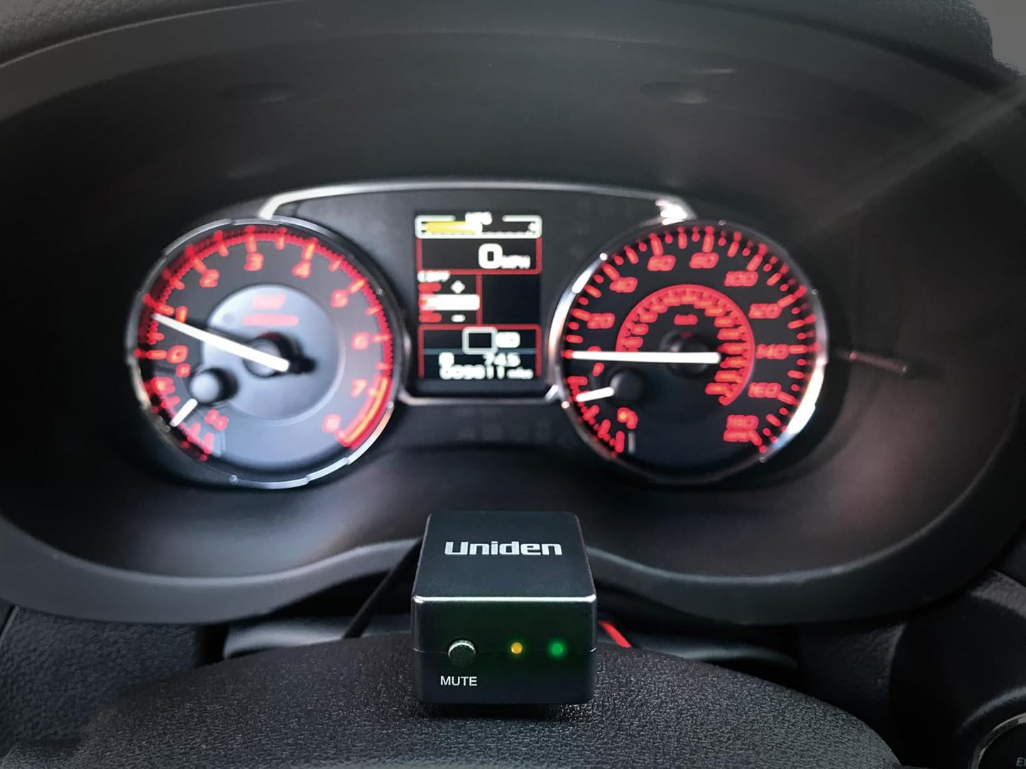 Bundle of Uniden R4w Extreme Long Range Laser/Radar Detector + Uniden Smart Hardwire Kit RDA-HDWKT with Mute Button and LED Alert.