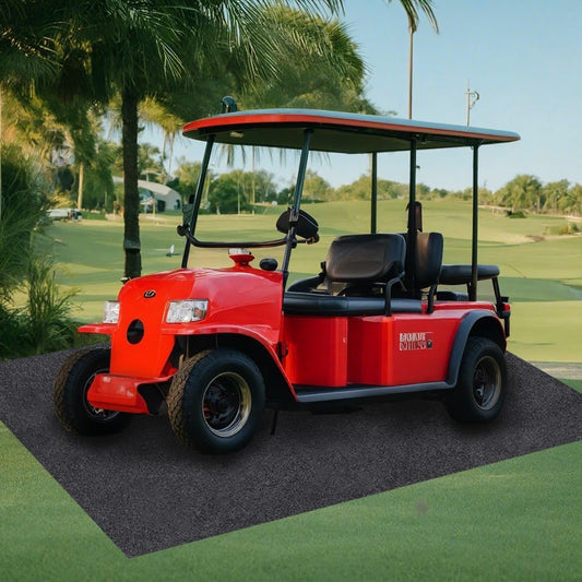 JOMMIE CHEN Large Rubber Floor Mat for Car Washable Garage Mats for Floor Absorb Liquids Oil Drip Pan for Under Car Protects Floor from Spills, Drips, Splashes and Stains Garage Mats (6.6x8.5 Feet)