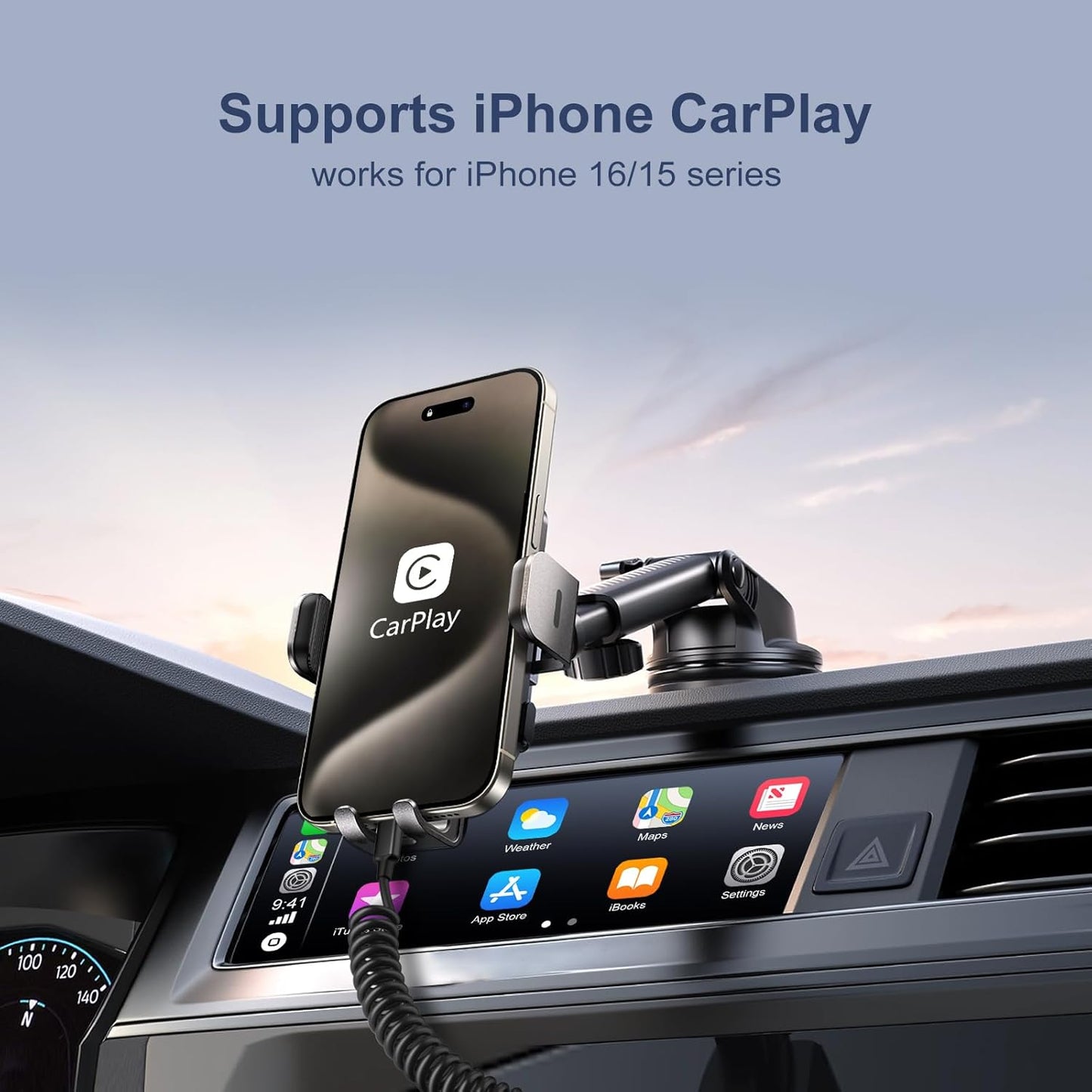 Coiled USB C Cable for Car, 3ft Retractable Car Charger Type C Fast Charging Cord 60W 3A for iPhone 16 15 Pro Max Carplay Galaxy S25 Ultra S24 FE A15 A54 A35 A16 Android Phones, 3Pack