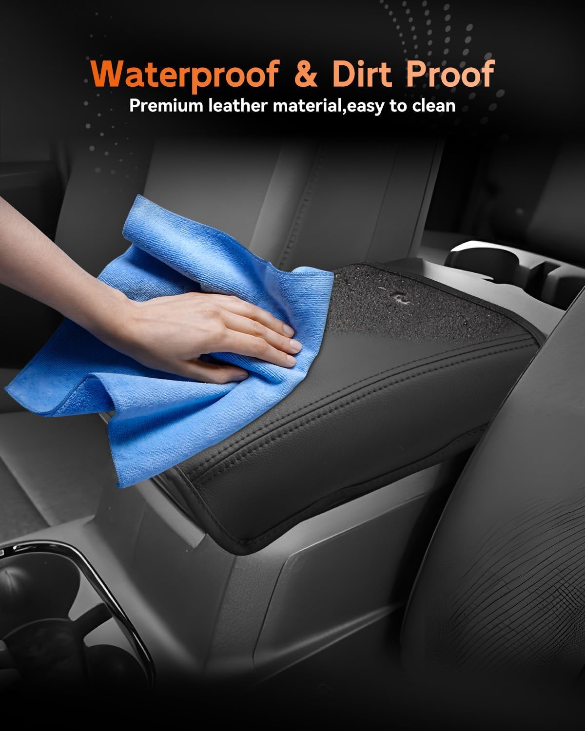 CDEFG for Chevrolet Colorado 2023-2025 2026 Center Console Cover Armrest Box Cover for Chevy Colorado (WT, LT, Trail Boss, Z71, ZR2) ccessories Console Arm Rest Protector