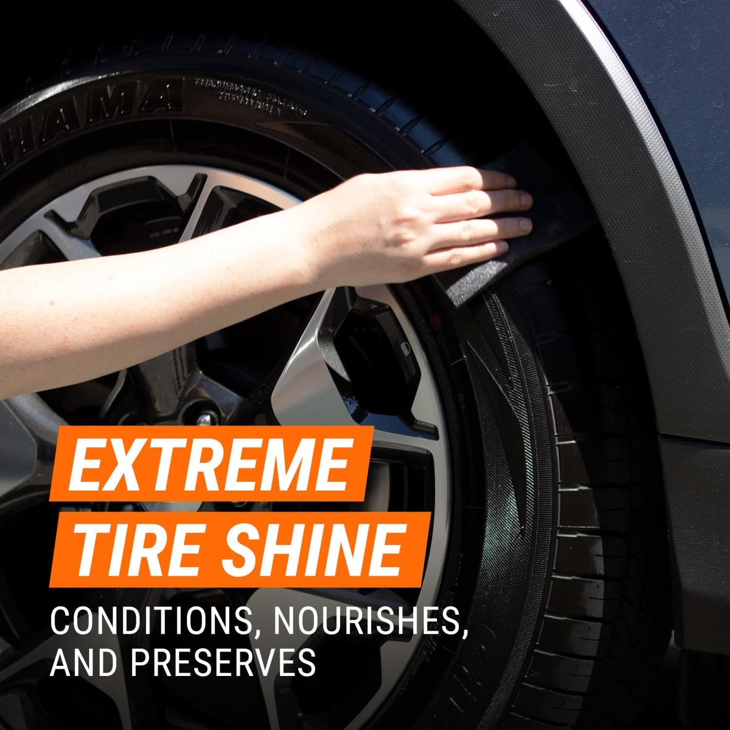 Armor All Wheel Cleaner & Tire Shine Kit with Wash Brush, 3 Count