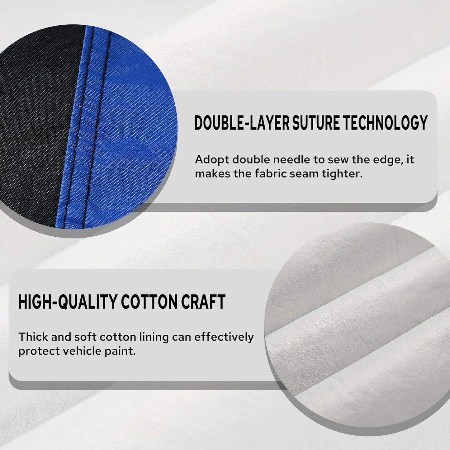 10-Layer SUV Car Cover Waterproof All Weather for Automobiles, Universal Fit for Audi Q7/SQ7, Ford Explorer, Mercedes GLE-Class, Tesla Model X, SUV 192"-201" L, Size S4 (See Size Chart)