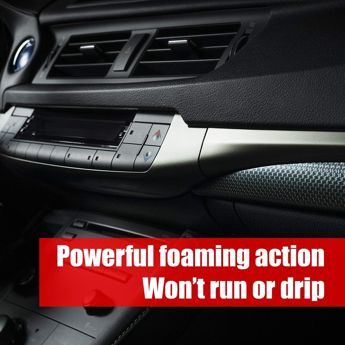 Stoner Car Care 91134 Trim Clean All-Purpose Fast Acting Powerful Foaming Cleaner Quickly Removes Grime and Stains From Trim, Consoles, and More To Restore Automotive Interiors, 18 Oz, Pack of 1