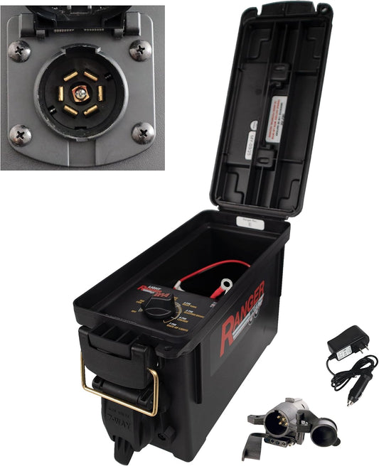 Innovative Products of America #9101 Light Ranger MUTT (7-Way Spade Pin Style with Adapter) Trailer Tester