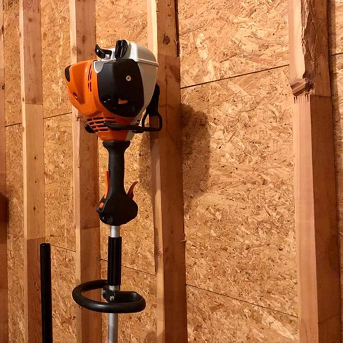 2Pcs Leaf Blower Hanger for Garage, Leaf Blower Rack for Garage, Leaf Blower Hanger for Wall, Leaf Blower Hooks for Garage, Perfect for Garage Wall Tool Organizers and Storage, No Blower (U-Type)