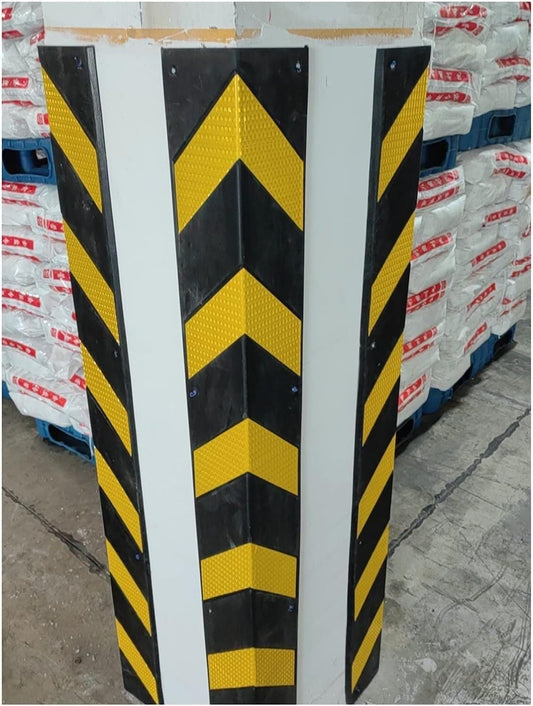 Parking Garage Wall Protector Corner Guard, 1cm Thick Rubber Column, Anti-Scratch Goods Lift Entrance Protection, Garage Wall Corner Guard for Parking Garages