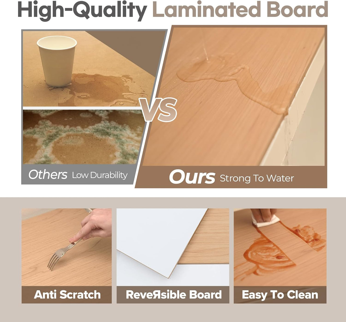 HOMEDANT House 5-Tier Laminated Metal Shelving Unit Adjustable Storage Utility Rack Heavy Duty Shelves Organization Multipurpose Shelf Kitchen Garage Pantry Closet 3Pack