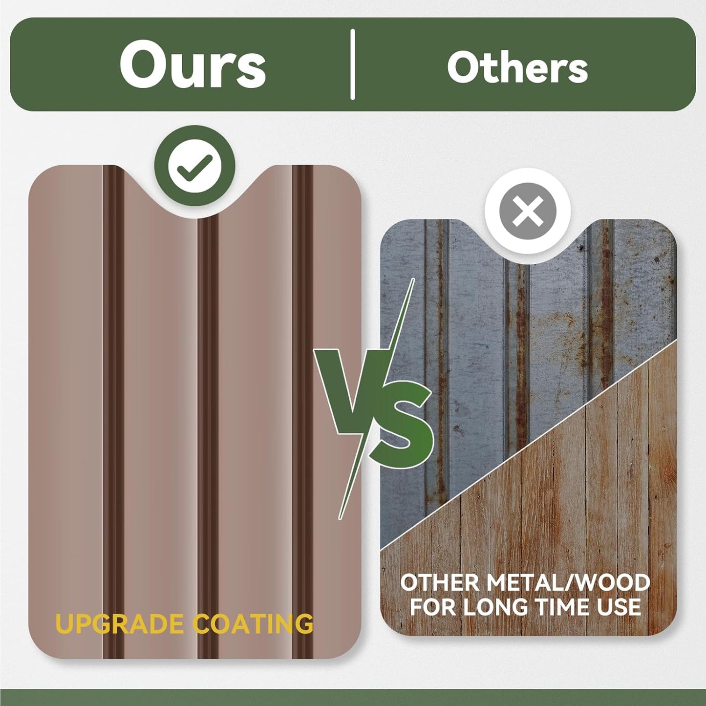 Aoxun 8 x 15FT Outdoor Storage Shed with Double Hinged Large Door Utility Garden Shed with Lockable Door & Sloped Roof Metal Sheds Outdoor Storage for Garden, Backyard, Patio and Backyard, Brown