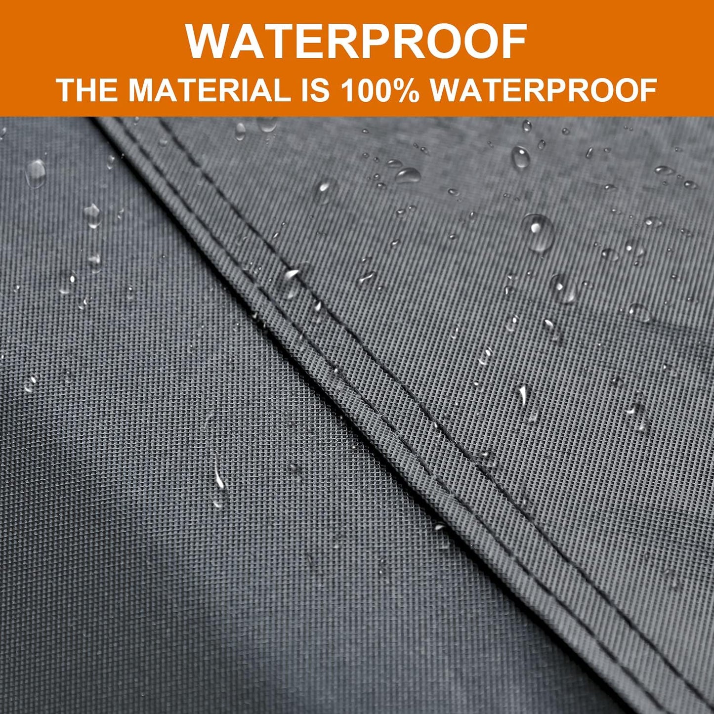 Kayme 7 Layers Truck Cover Waterproof All Weather, Heavy Duty Outdoor Pickup Cover Sun Uv Rain Protection, Universal Fit Toyota Tacoma Ford Ranger GMC Canyon Chevy Colorado(Length Up to 220 inch) M+