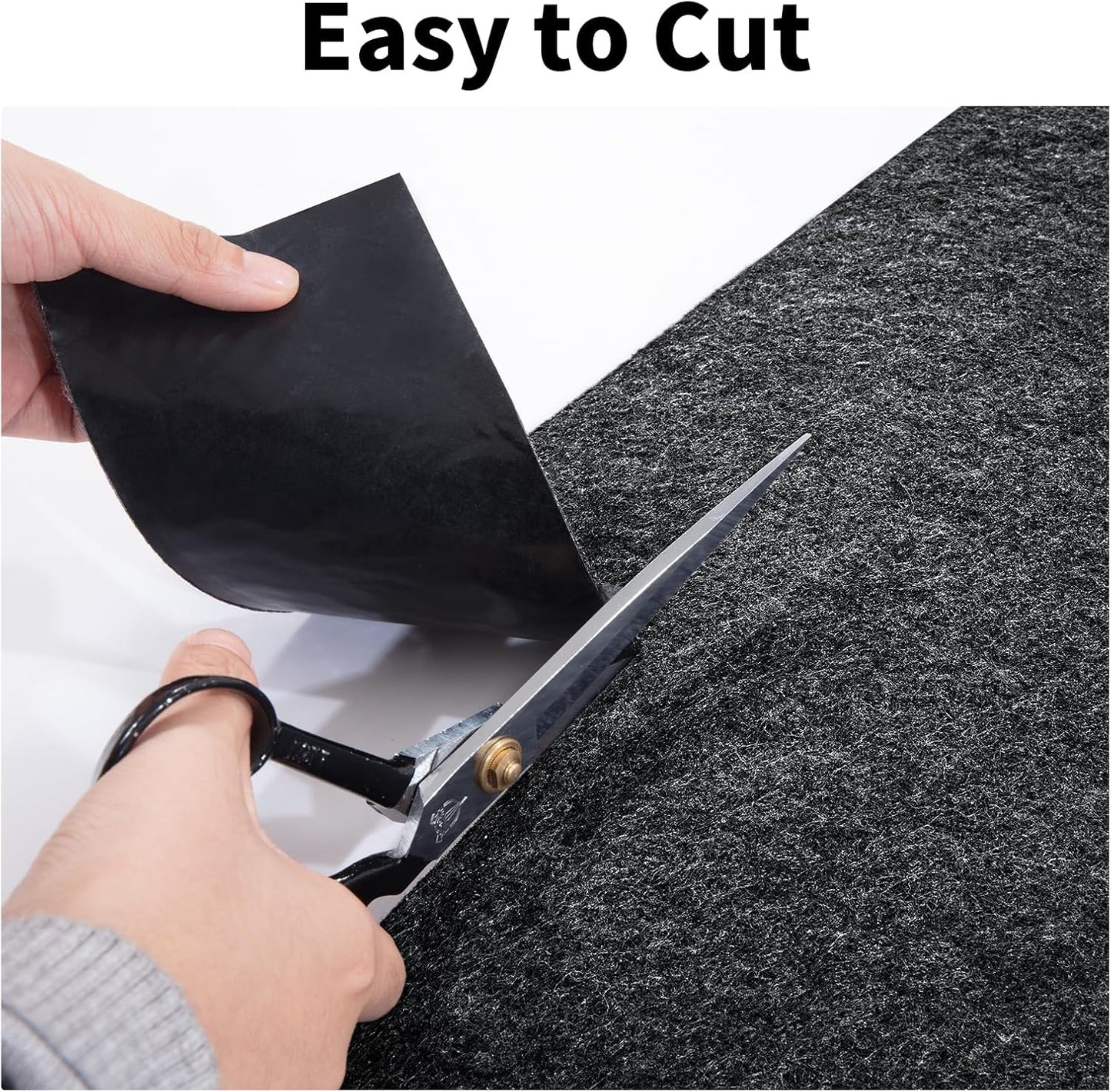 MABOZOO Garage Floor Mat 14.7x7.7 Ft, Extra Large Garage Carpet Rug, Reusable Absorbent Oil Spill Mat, Washable Parking Flooring Rug for Under Car, Protects from Spills, Drips and Stains