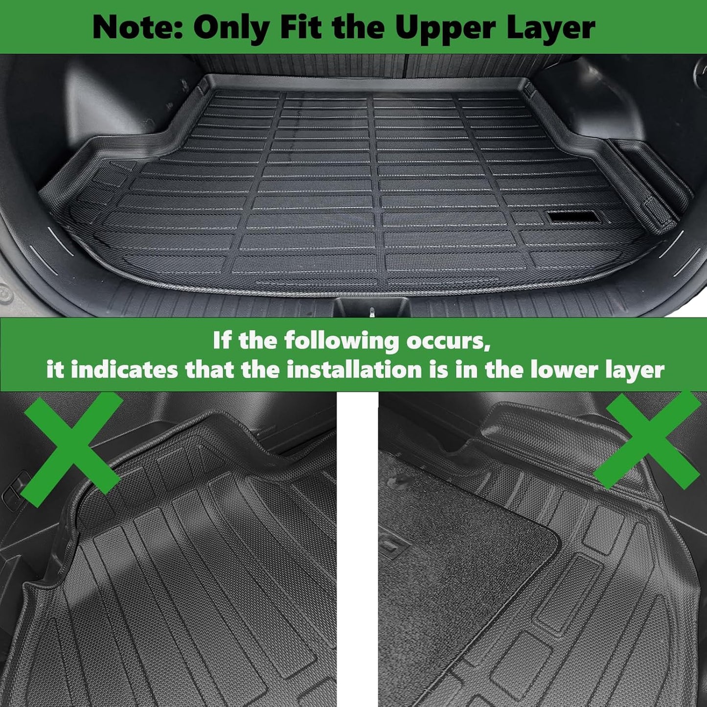 Accessories for Kia Seltos Floor Mats 2024 2025 Car Mats for Kia Seltos All Weather Floor Mats Cargo Liner