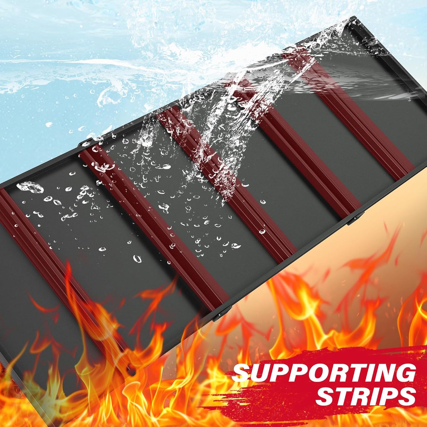 REIBII 84“H Garage Shelving Heavy Duty Storage Shelves 3500 LBS Adjustable Metal Shelving Uints and Storage for Garage,Warehouse,School,Commercial,Business, 60 "W x 24 "D x 84 "H