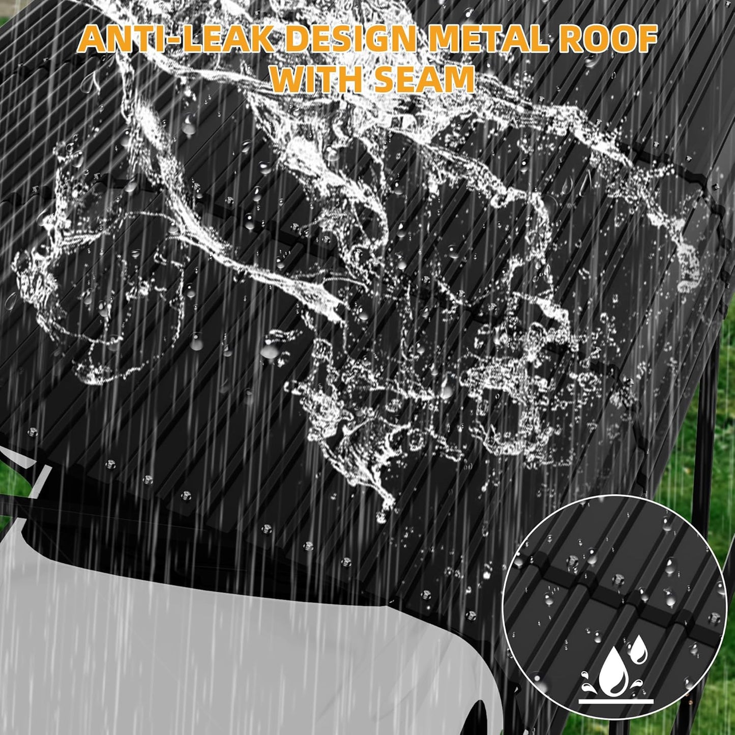 20x40FT Metal Carport Kits with Galvanized Steel Roof, Heavy Duty Metal Roof Carport with Enhanced Base, TallMetal Carports Kits Garage for Tractors, Pickup, Boat, Car