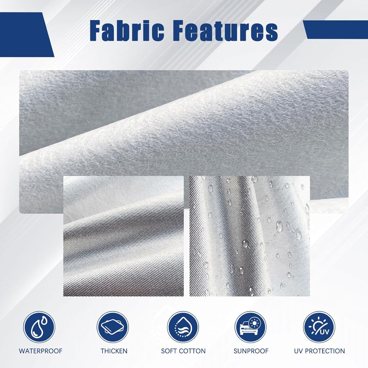 Kayme 6 Layers SUV Car Cover Custom Fit for Nissan Pathfinder (2005-2025) Waterproof All Weather for Automobiles, Outdoor Full Cover Rain Sun UV Protection.Silver