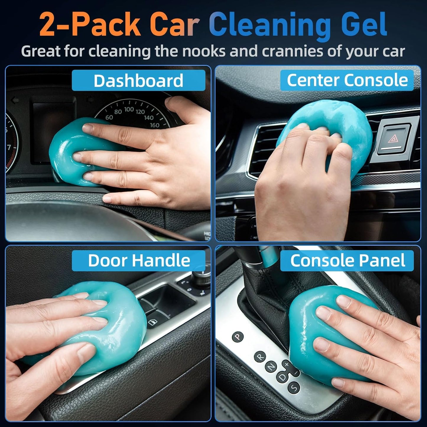 Car Vacuum Cleaner,21Kpa/30Mins,Mini High Power Pet Portable Handheld Cordless Vacuum Pro, Rechargeable Extractor Vacuum Detailing with Cleaning Gel for Car, Home and Office Detail Cleaning