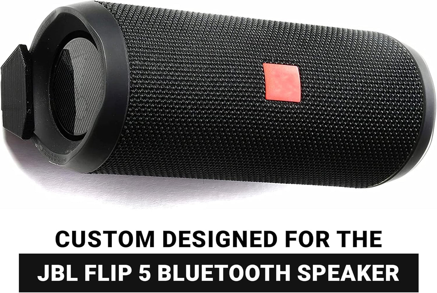 Spartan Mounts Compatible with JBL Flip 5 Bluetooth Speakers | Low Profile Wall Mount Anywhere Design for Home, Office, Studio, Garage, Dorm, Patio, Auto, Boat, Golf Cart | Made in USA