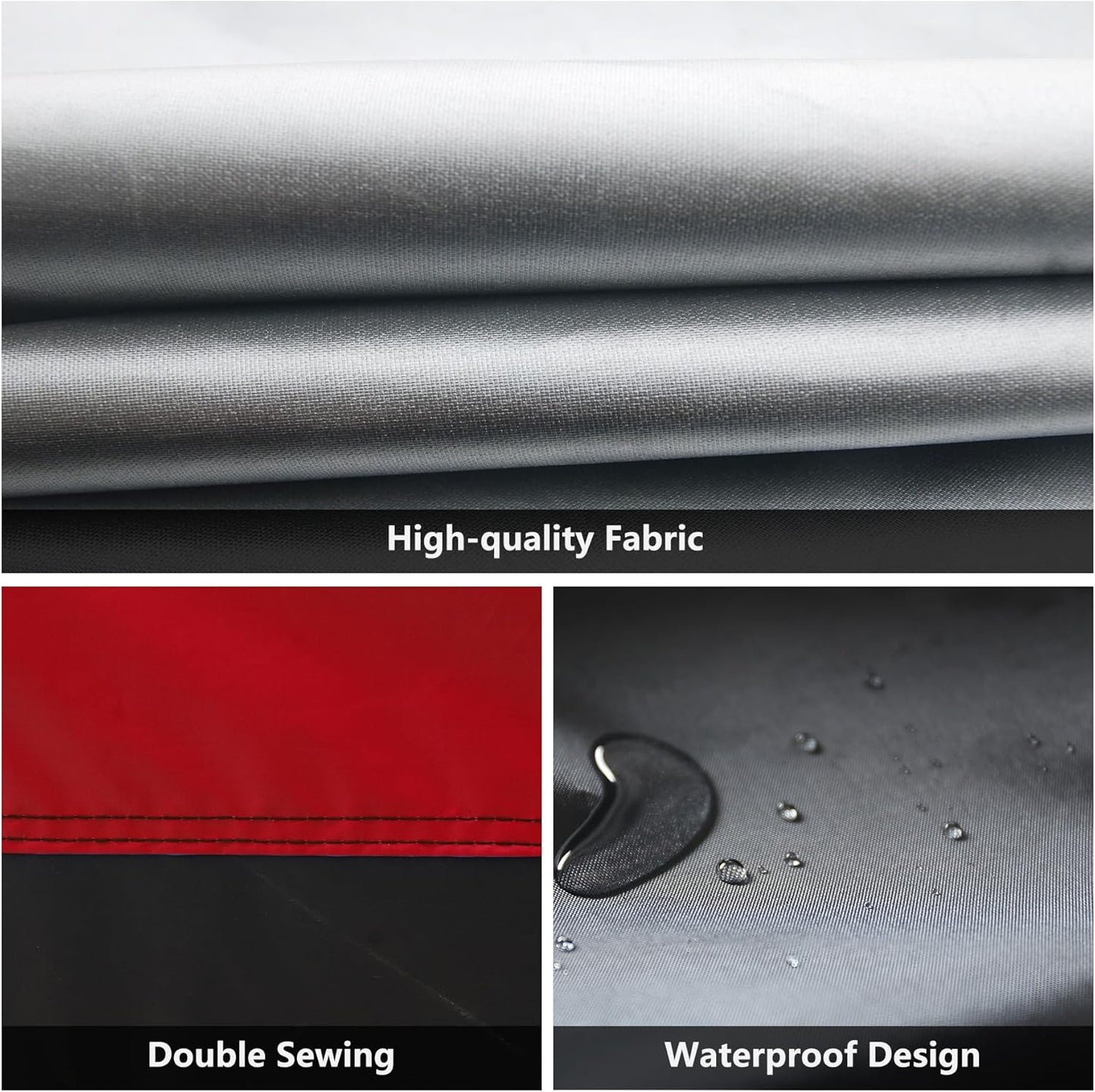 SUV Car Cover Hatchback Cover Waterproof All Weather, Outdoor Car Covers for Automobiles with Zipper Door, Hail UV Snow Wind Protection, Car Cover, Fit SUV Jeep-Length (up to 181")