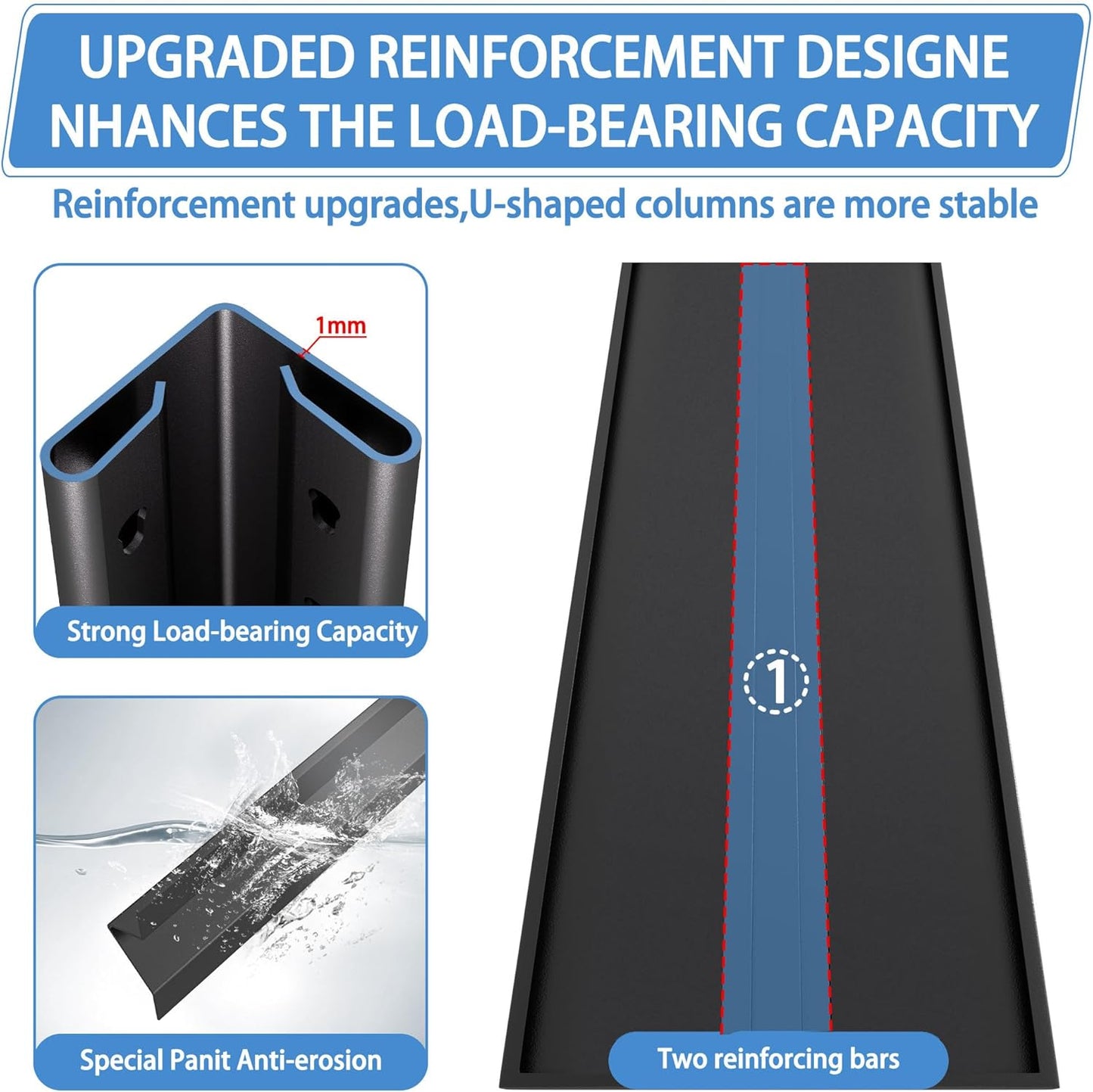 5-Tier Heavy Duty Garage Shelving Unit, 3000 LBS Capacity Metal Storage Rack 72" H x 48" W x 20" D, Adjustable Steel Shelves for Garage, Warehouse, Basement, Pantry, Workshop.1 Pack