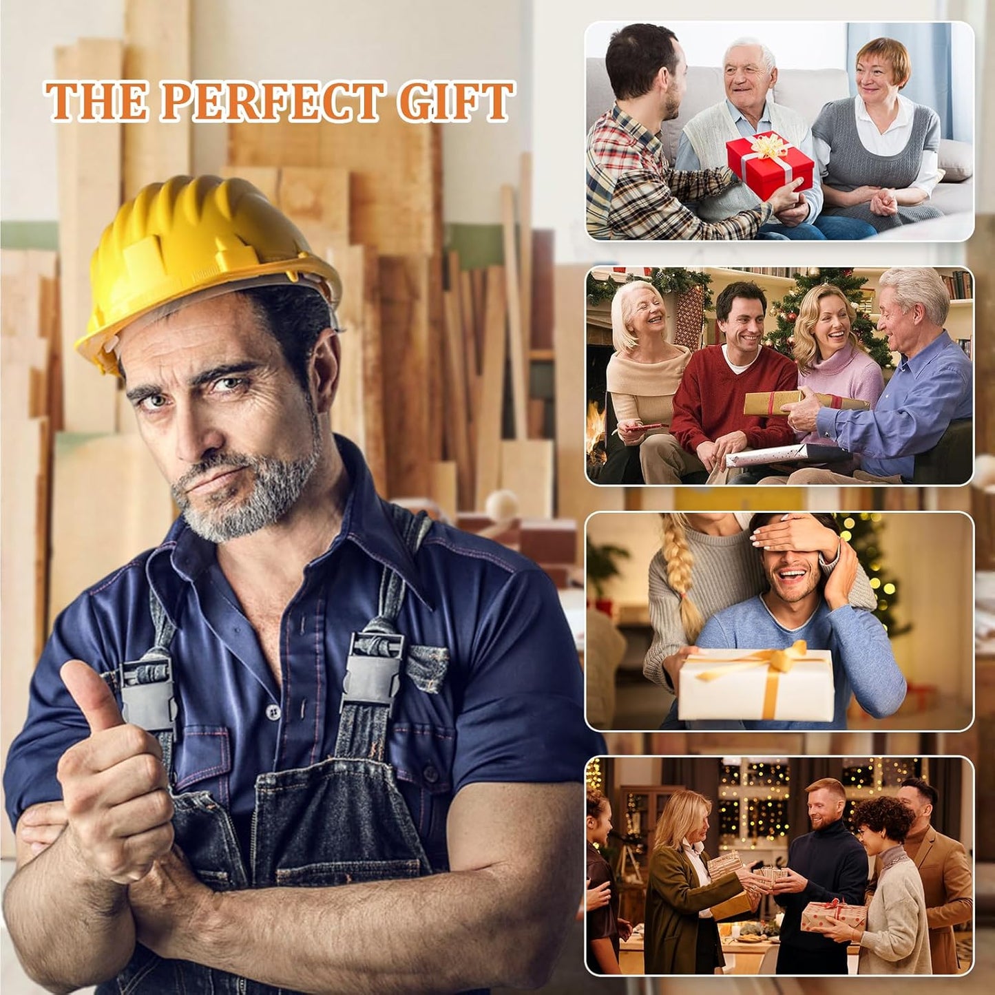 Garage Organization Storage Trimmer Rack Garden Power Tool Hanger for Grass Trimmer, Hedge Trimmer, Heavy Duty Weed Wacker Hook Tool Organizer, 1 Pack