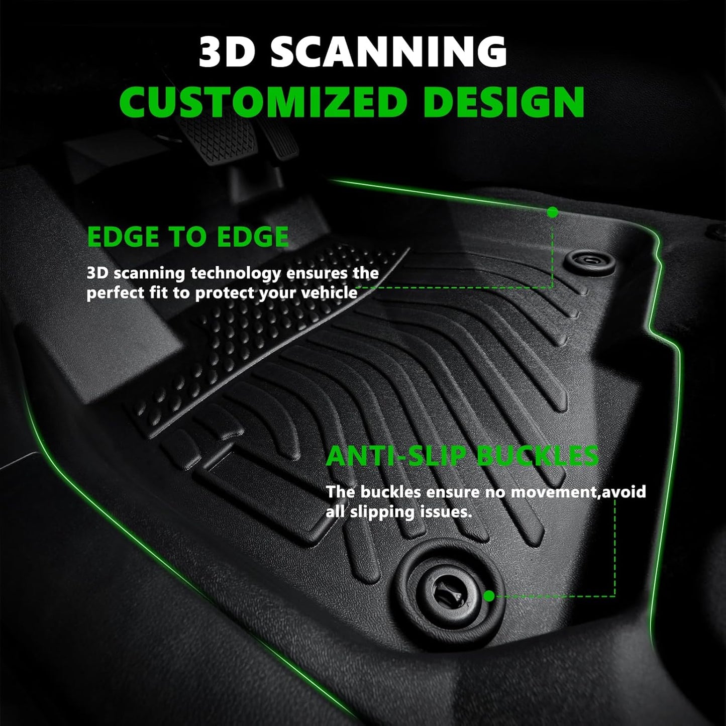 for Toyota 4runner Floor Mats 2003-2009,Car Mats for 4runner All Weather Floor Mats Cargo Liner Accessories Rubber Car Mat 2003 2004 2005 2006 2007 2008 2009