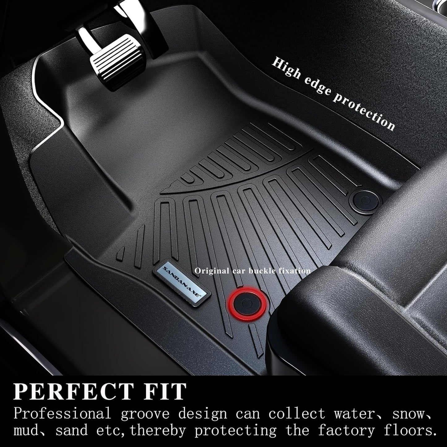 All-Weather Floor Mats for Toyota 4Runner (1996 1997 1998 1999 2000 2001 2002) - 3rd Gen 4Runner Customized Protection, Lasting Durability