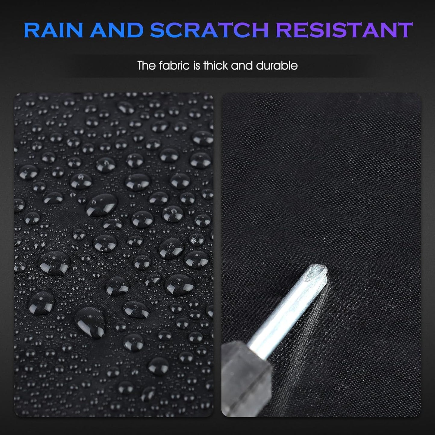 Car Cover Custom Fit for Dodge Challenger 2008-2023,6 Layers Truck Cover Waterproof All Weather for Automobiles,Outdoor Full Exterior Cover,Rain, Sun, Wind Protection,Black