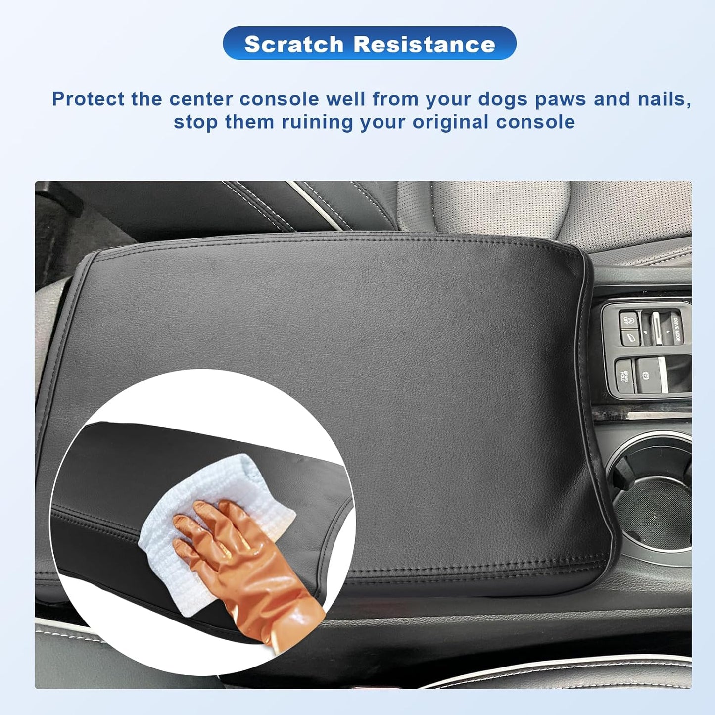 CDEFG for 2026 Honda Passport Center Console Cover for 2026 Honda Passport TrailSport Elite/TrailSport/RTL Accessories Armrest Cover 2026 Passport Middle Console Pad Arm Rest Cushion