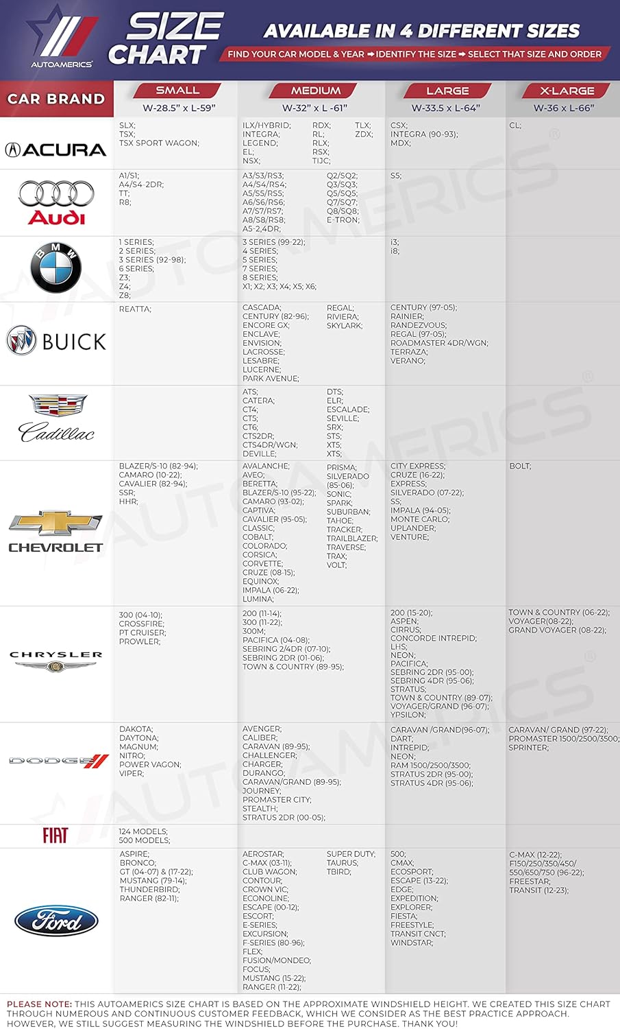 Autoamerics 1-Piece Windshield Sun Shade Grunge American Flag - 1 USA Design - Foldable Car Front Window Sunshade for Most Sedans SUV Truck - Blocks Max UV Rays and Keeps Your Vehicle Cool - Large