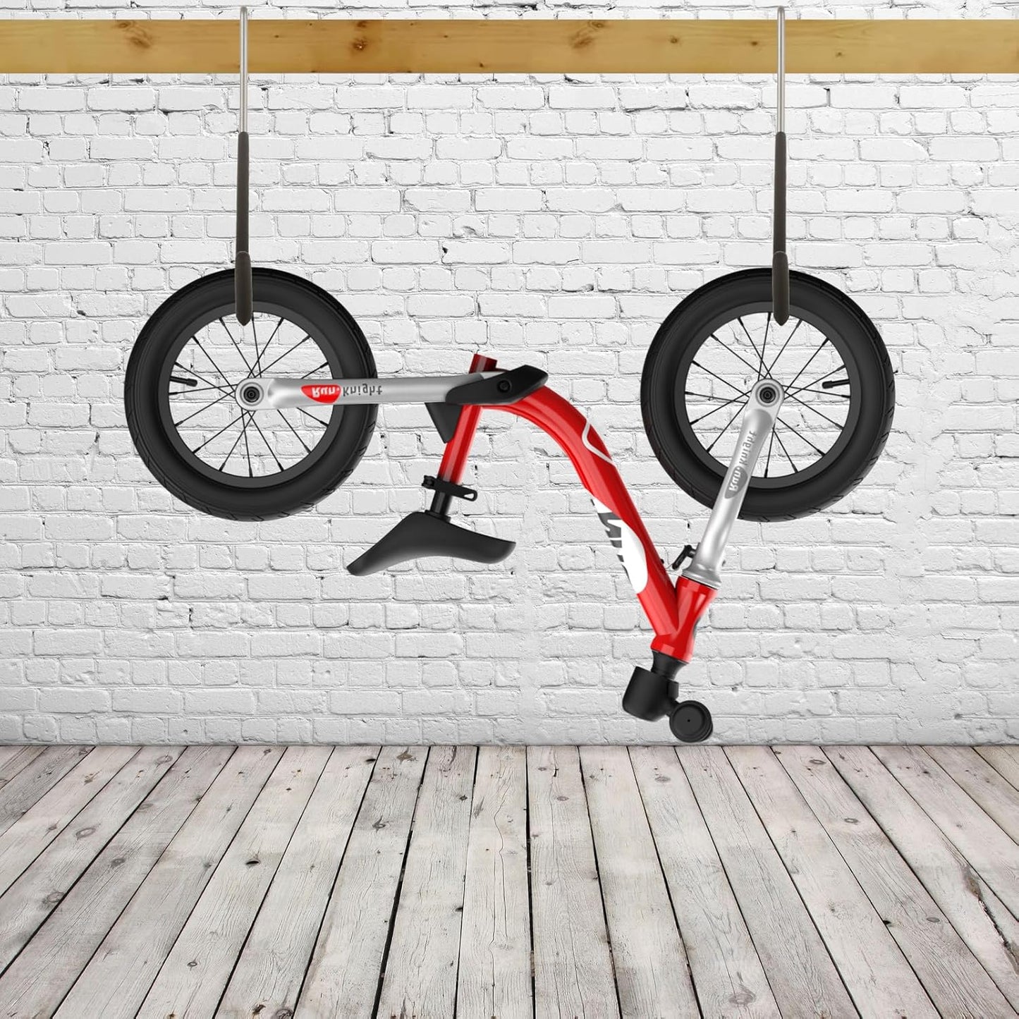 Acrux7 16 Pack Rafter Hooks Heavy Duty Rafter Hanger Vinyl Coated Large S Hooks for Hanging Ladder Bike Hangers Garage Storage Organizer (Black)