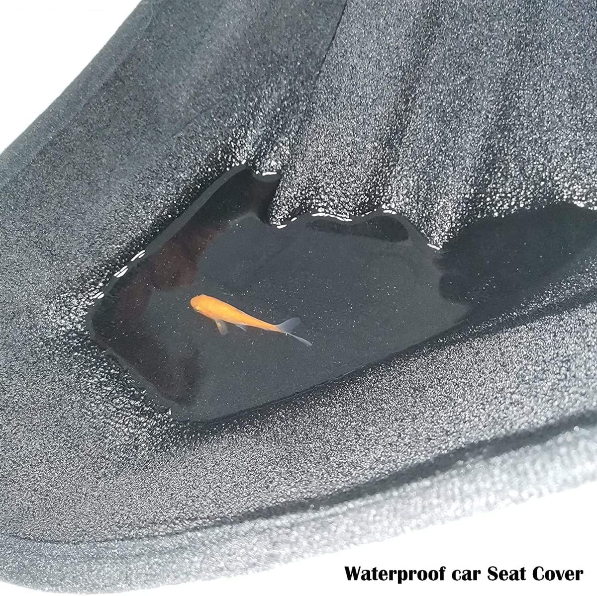 Car Seat Cover Protector Front Seats,for Gym Workout,Running,Swimming,Beach and Hiking,Waterproof Sweat Towel Bucket Seat Covers for Cars SUV Trucks (Grey, 1Pcs)