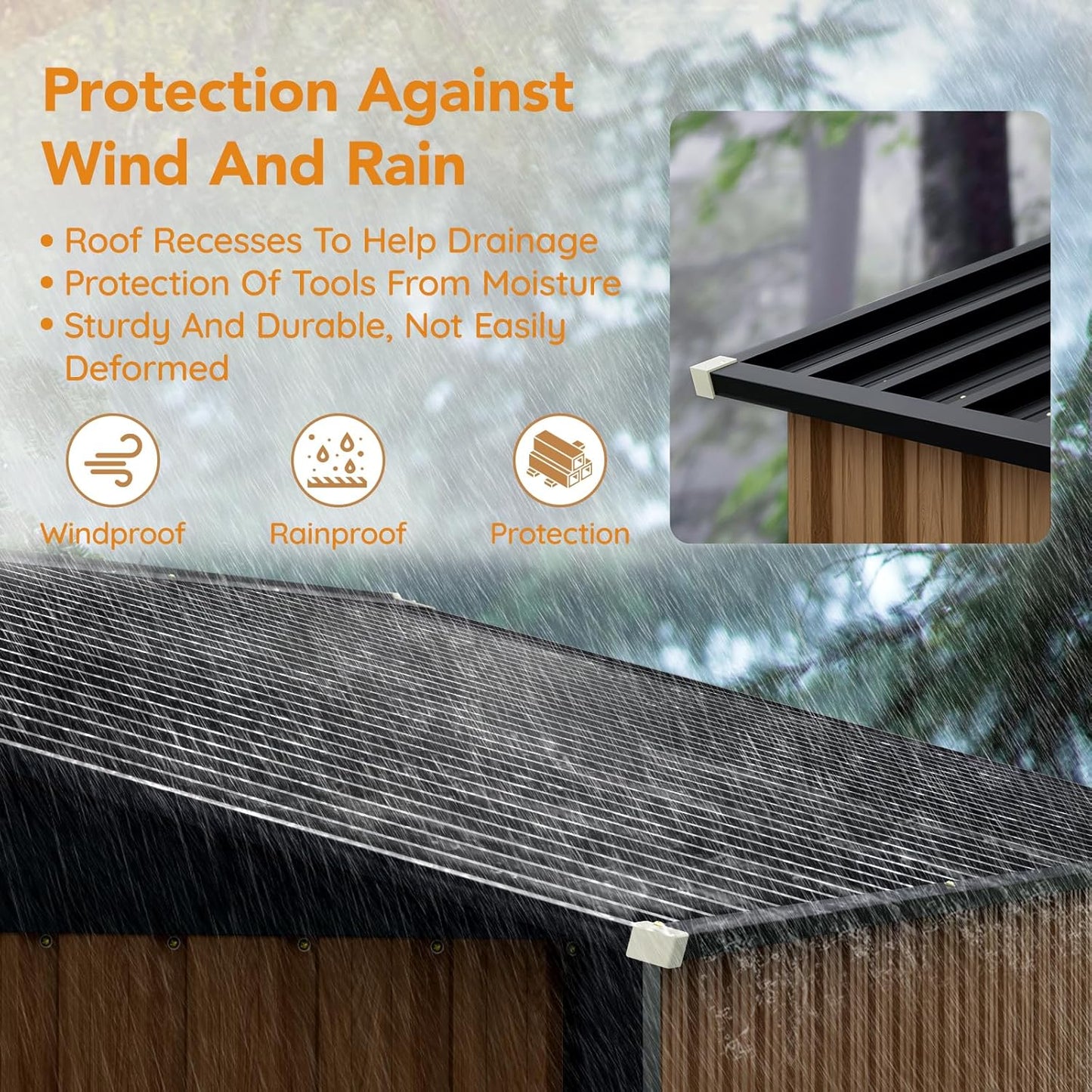 10X12 FT Outdoor Steel Storage Shed with Lockable Doors, 2 Windows, Garden Shed with Metal Frame Floor, Ideal for Backyard, Patio Storage,Chicken Coop(Wood Panels Not Included)