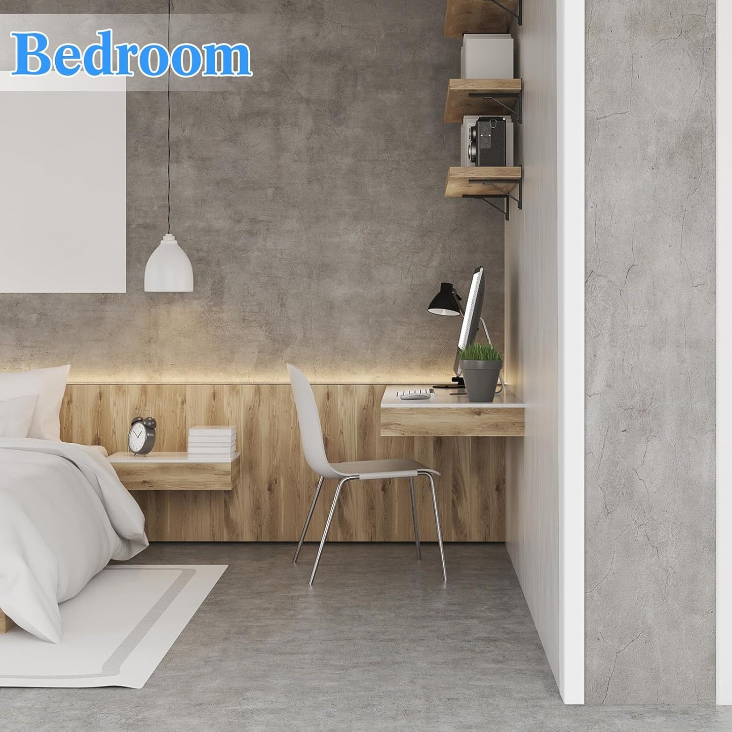 Sasylvia 10 Pcs Wall Corner Protector Guards, 1-1/8 x 48 Inches Self Adhesive Vinyl Corner Trim Molding, Avoid Scratching Scuffs, Ease Install & Cleaning for Door Countertop Furniture Protection