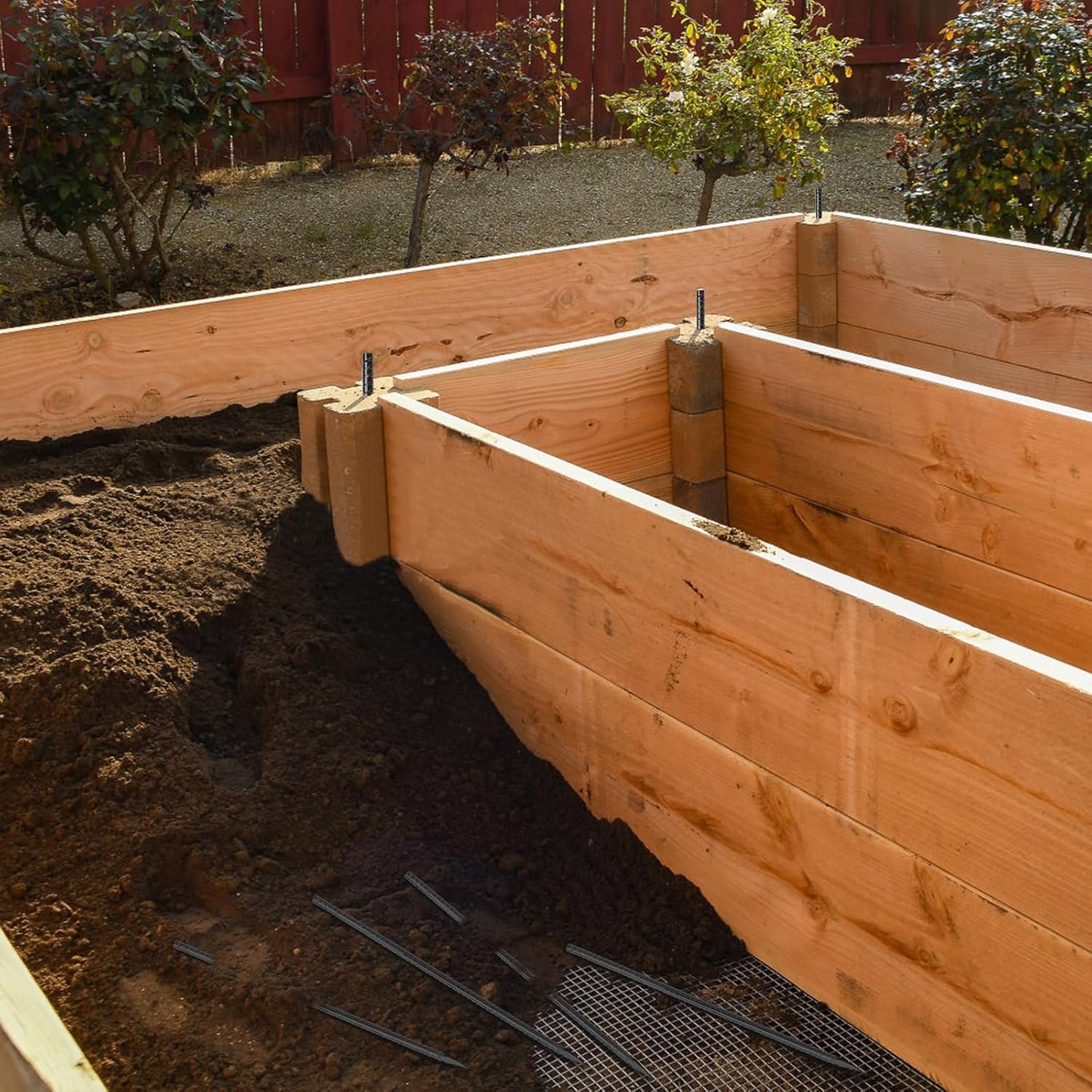 16 inches Rebar Stakes Heavy Duty (34-Pack) Metal Spikes for Concrete Timber, Garden Plant, Straight Steel Stakes for Tent, 3/8" Thickness Ground Anchors with Chisel Point End, Black