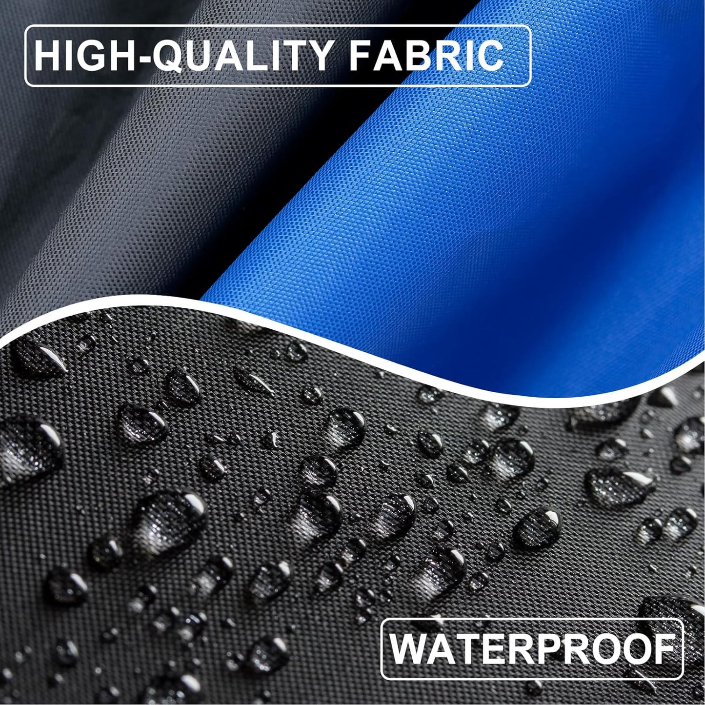 Car Cover Waterproof All Weather for Automobiles, Full Exterior Covers for Sedan & Coupe (201-208 inch) Universal Fit for Chrysler 300, Benz S-Class, etc. Rain Winter Sun Snow Protection.