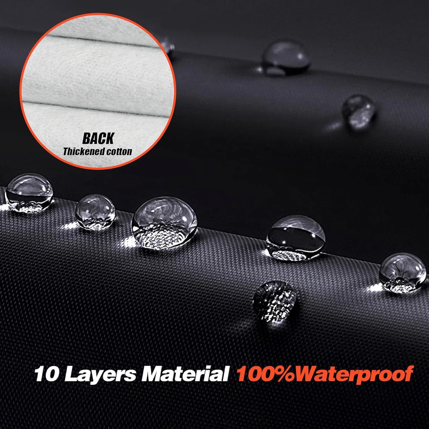 Cadillac CTS Car Cover 100% Waterproof All Weather, Gift with Towel, 10 Layers Sedan Car Cover Custom Fit 2003-2019 Cadillac CTS, Full Exterior Covers Rain Sun UV Protection with Door Zipper.