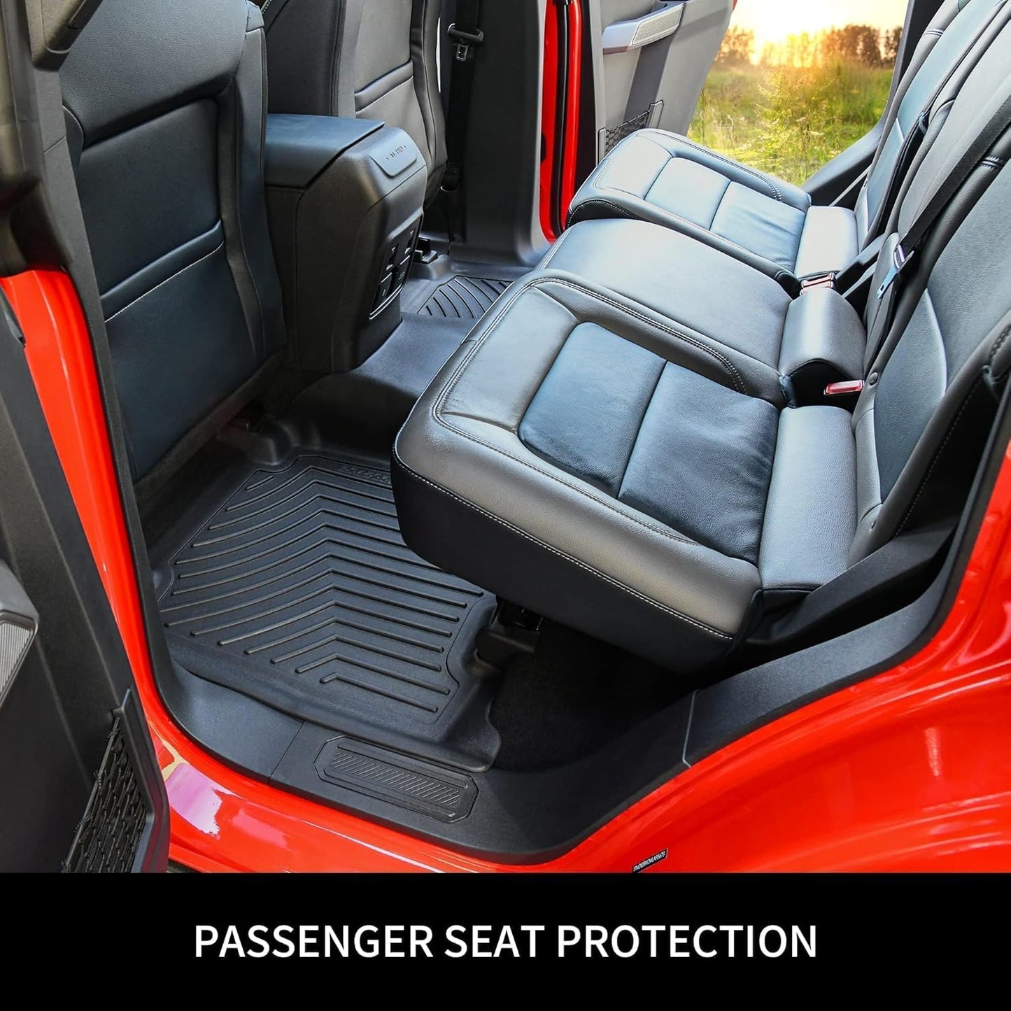 OEDRO Floor Mats Set Fit for 2018-2025 Jeep Wrangler JL Unlimited 4-Door(Not Fit for JK and 4XE), Includes 1st, 2nd Row & Rear Cargo Liners, Custom Fit TPE All Weather Car Floor Liner Set, Black