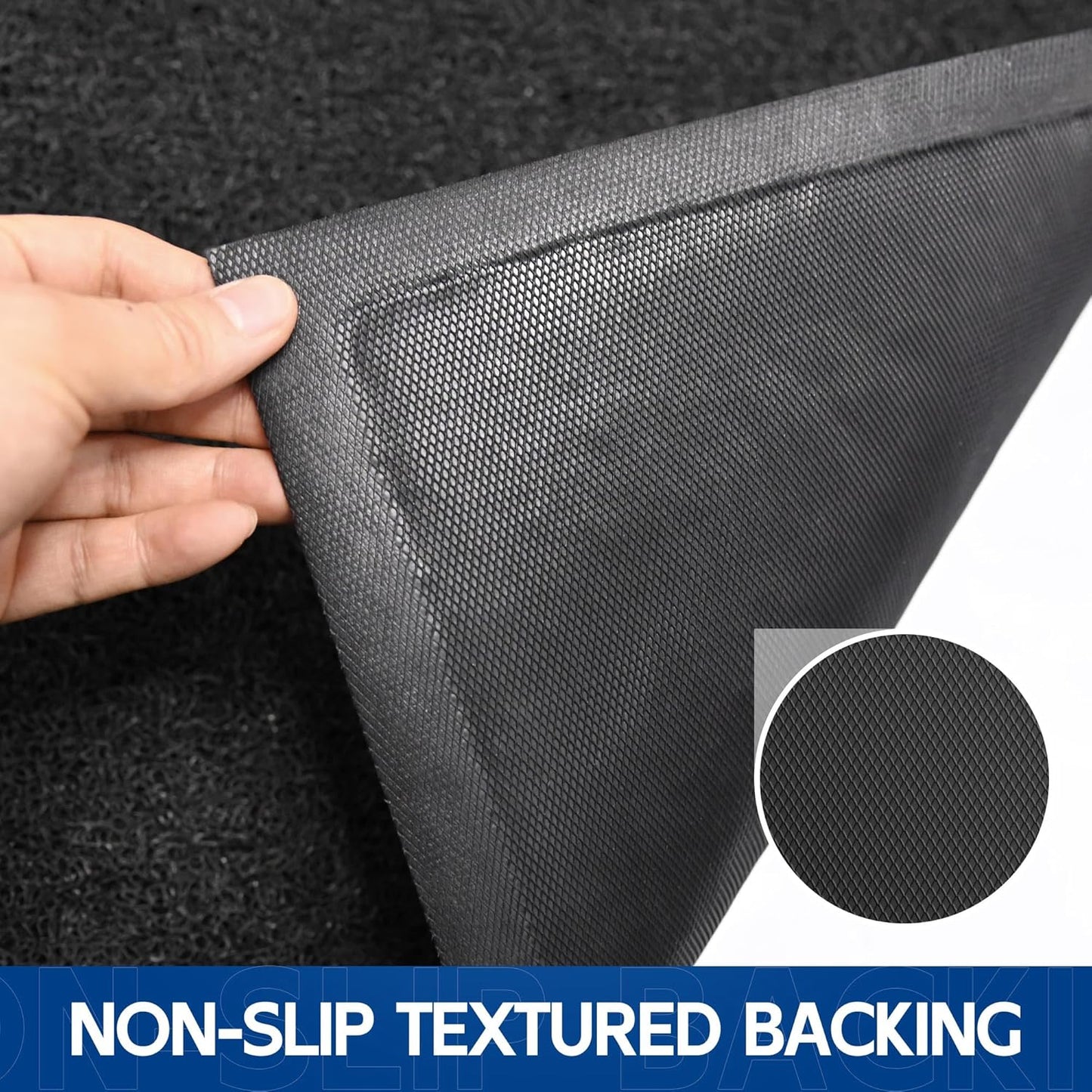 Sturdy Front Door Mat, 60" x 36" Heavy Duty Indoor Outdoor Doormat for Entryway, Fade Resistant, Waterproof Low Profile Entry Mat, Non Slip Welcome Mat for Outside Entrance, Patio, Home